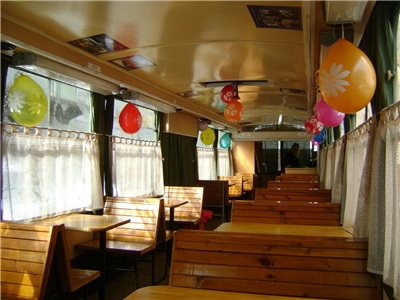 Трамвай-кафе в Нижнем Новгороде